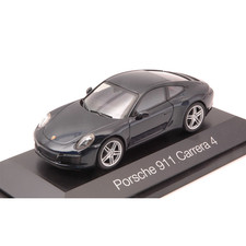 PORSCHE 911 CARRERA 4 2016 COUPE' BLUE 1:43 Herpa Auto Stradali Nouveau modèle