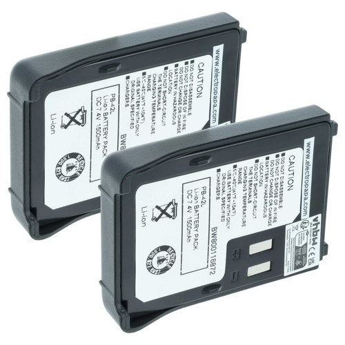 Batterie pour kenwood - 2x,