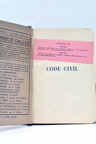 Code civil annoté après la - code,