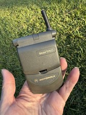 Vintage Motorola Black StarTAC Flip Phone Prop 80148WNBEA  Untested