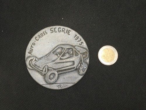 Médaille métal auto cross - en, auto-cross