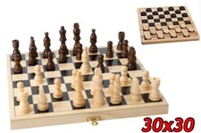 ÉCHECS ÉCHIQUIER EN BOIS DE