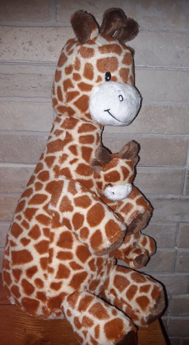 Doudou peluche grande girafe - doudou,
