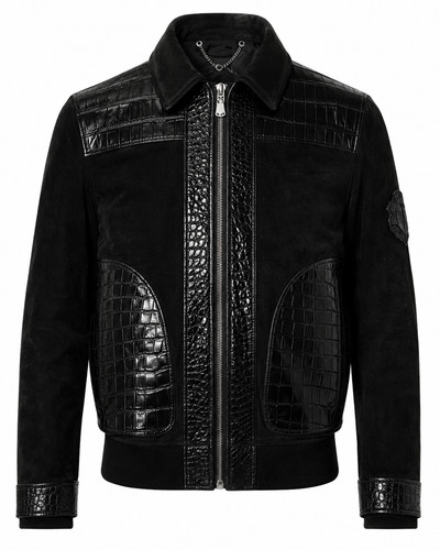 Veste luxe noire cuir - veste,