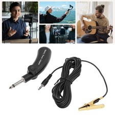 Lavalier Microphone 3.5mm Unidirectional Condenser Microphone Violin Microph NEW