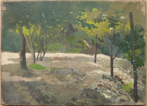 Peinture huile sur toile - à,