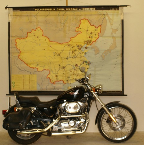 Carte murale scolaire chine - carte,
