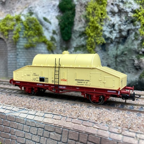 Wagon transport lait - transport, avec