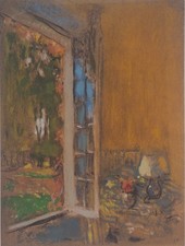 Edouard VUILLARD: La chambre aux Clayes, signed lithograph and stencil