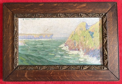 Ancien tableau marine - xix, 1900