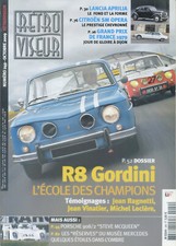 RETROVISEUR n°249 10/2009 RENAULT 8 GORDINI LANCIA APRILIA SM OPERA PORSCHE908/2