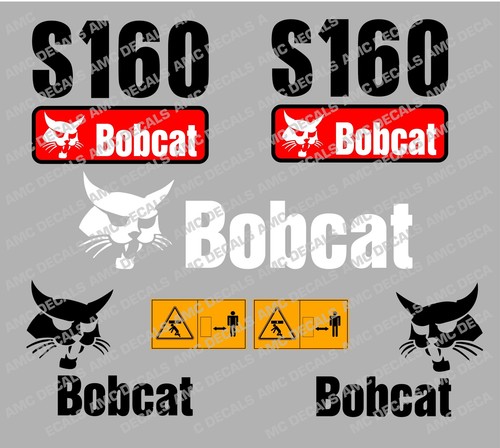 Bobcat s160 mini décalque - bobcat,