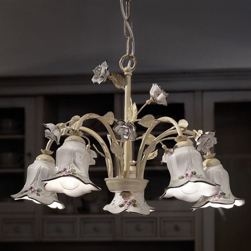 Lustre classique fer forgé - forgé, et