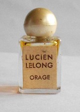 Lucien   LELONG  "  ORAGE  "     Petite  Miniature    .  3  cm  .