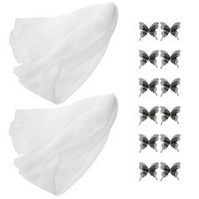  Rideaux Blanc Voilage