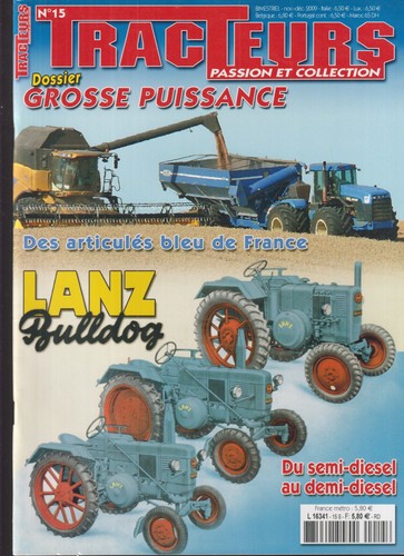 Tracteurs articule bleu - n°15,