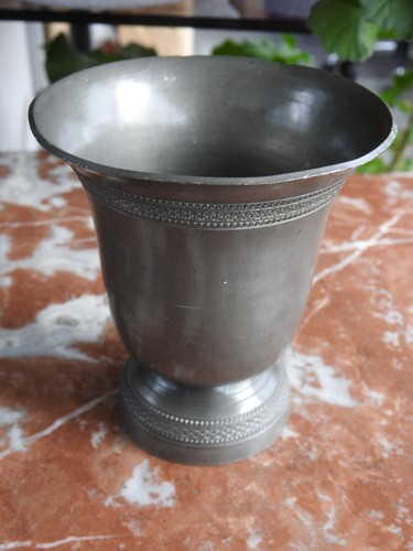 Ancien gobelet verre timbale - gobelet,