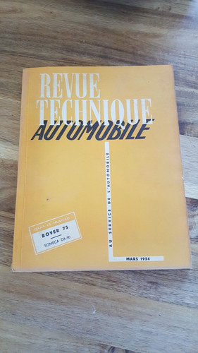 Revue technique automobile - technique,