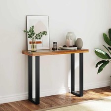 Teck Table Console Table Auxiliaire Étagère Table Basse Table d'Appoint vidaXL