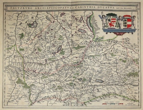 Blaeu mercator gravure sur - /,