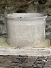 Antique French Terre de Fer Confiture Pot Digoin Sarreguemines