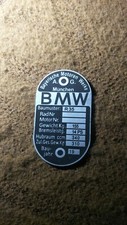 Plaque signalétique BMW R 35