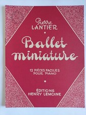 Partition " BALLET MINIATURE