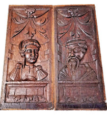 2 Panneaux 17ème en chêne