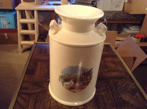 Ceramic milk can - shape, cookie