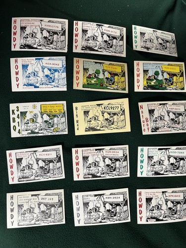 Qsl ham radio post cards - qsl,