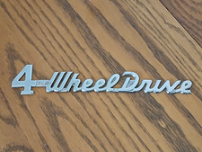Used  Jeepster Vintage OEM 1940-1950's Willys Jeep 4-Wheel Drive Emblem