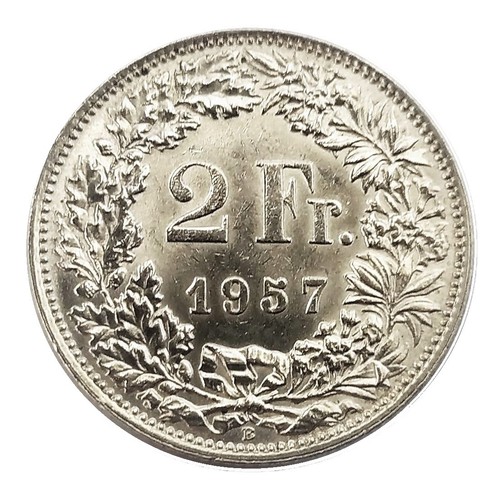 Suisse francs argent 1957 - -,