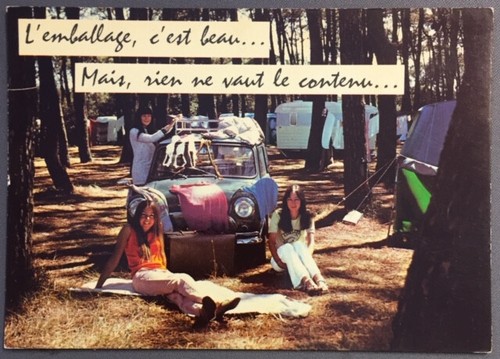 Carte postale humoristique - postale,