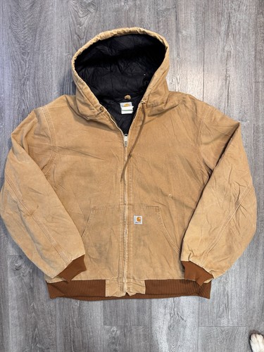 Vtg carhartt jacket tan - carhartt, xl
