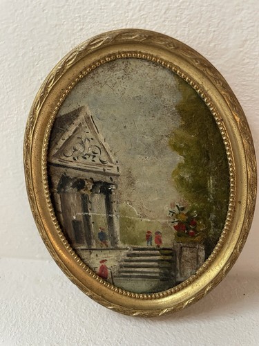 Miniature peinture sur bois - miniature,