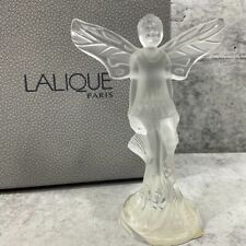 Lalique Cachet Fee Clochette Fairy Seal Glass 2005 Paris 1068100 3.5 inches