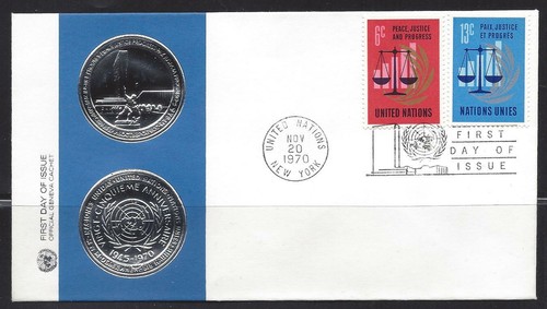 Stamps 1970 scott ny - un,