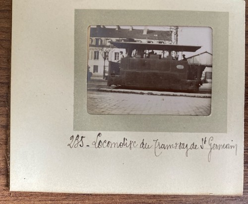 Photo locomotive tramway de - du,