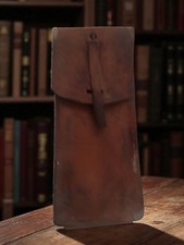 Antique Vintage Militaria Brand Old Retro Collection Leather Military Bag