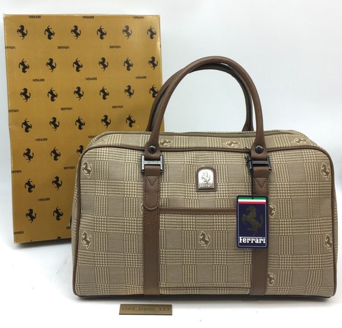 Nouveau sac ferrari check logo - sac,