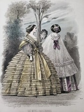 Gravure de mode les modes