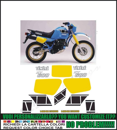 Autocollants 600 tenere - autocollants,