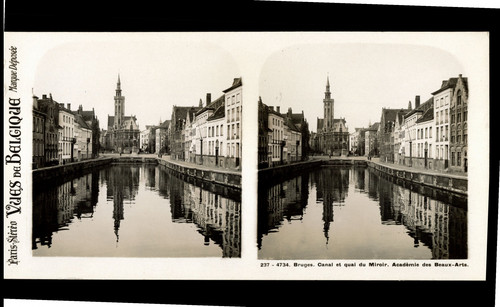 Belgique bruges canal et - et, le