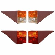 12V 4Pcs Clignotant Feu Arrière Métal Corps Ihc Mc Cormick 323 423 353 453 D323