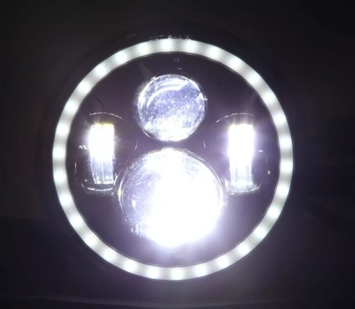 Phare halo led drl - halo, 7"