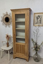 Armoire Lingère Bibliothèque Vitrine Patine Shabby Vintage