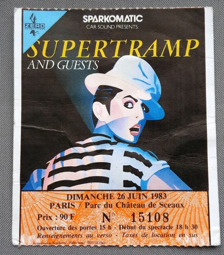 Ticket billet used place - used,