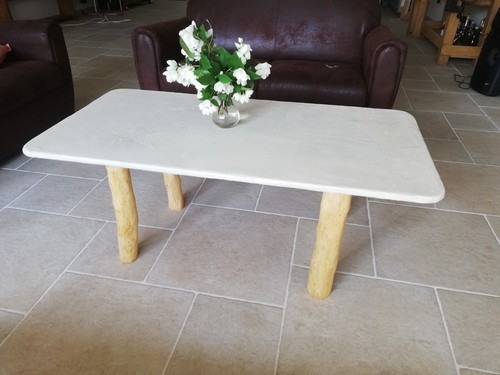 Table basse béton - basse,