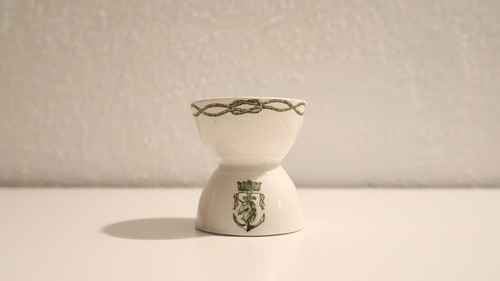 Ancien coquetier porcelaine - ancien, en