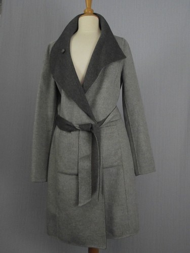 Manteau col châle - col-châle, boutons